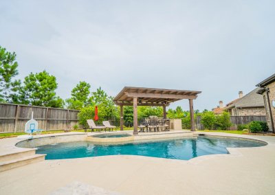 Pool Deck - The Hernandez Project by Marquise Pools The Woodlands