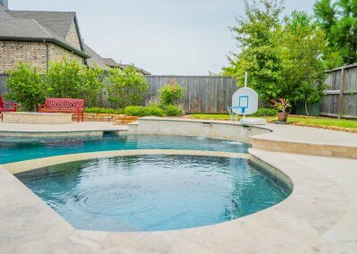 Pool Deck - The Hernandez Project by Marquise Pools The Woodlands