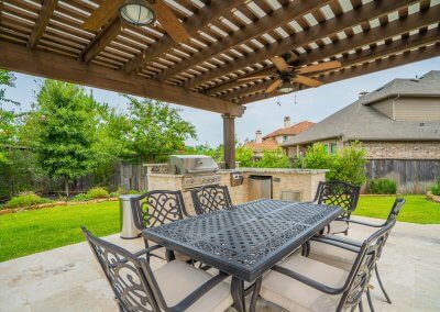 Pool Deck - The Hernandez Project by Marquise Pools The Woodlands