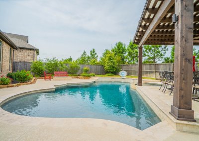 Pool Deck - The Hernandez Project by Marquise Pools The Woodlands