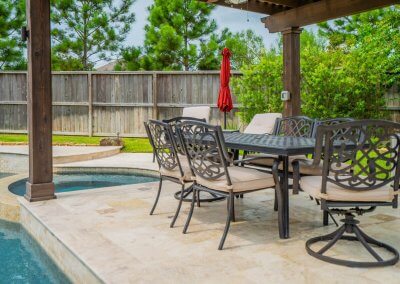 Pool Deck - The Hernandez Project by Marquise Pools The Woodlands