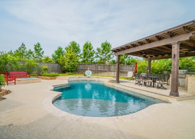 Pool Deck - The Hernandez Project by Marquise Pools The Woodlands