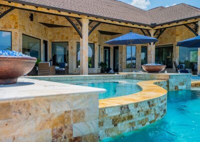 Infinity Edge Pool Pritchett Project by Marquise Pools