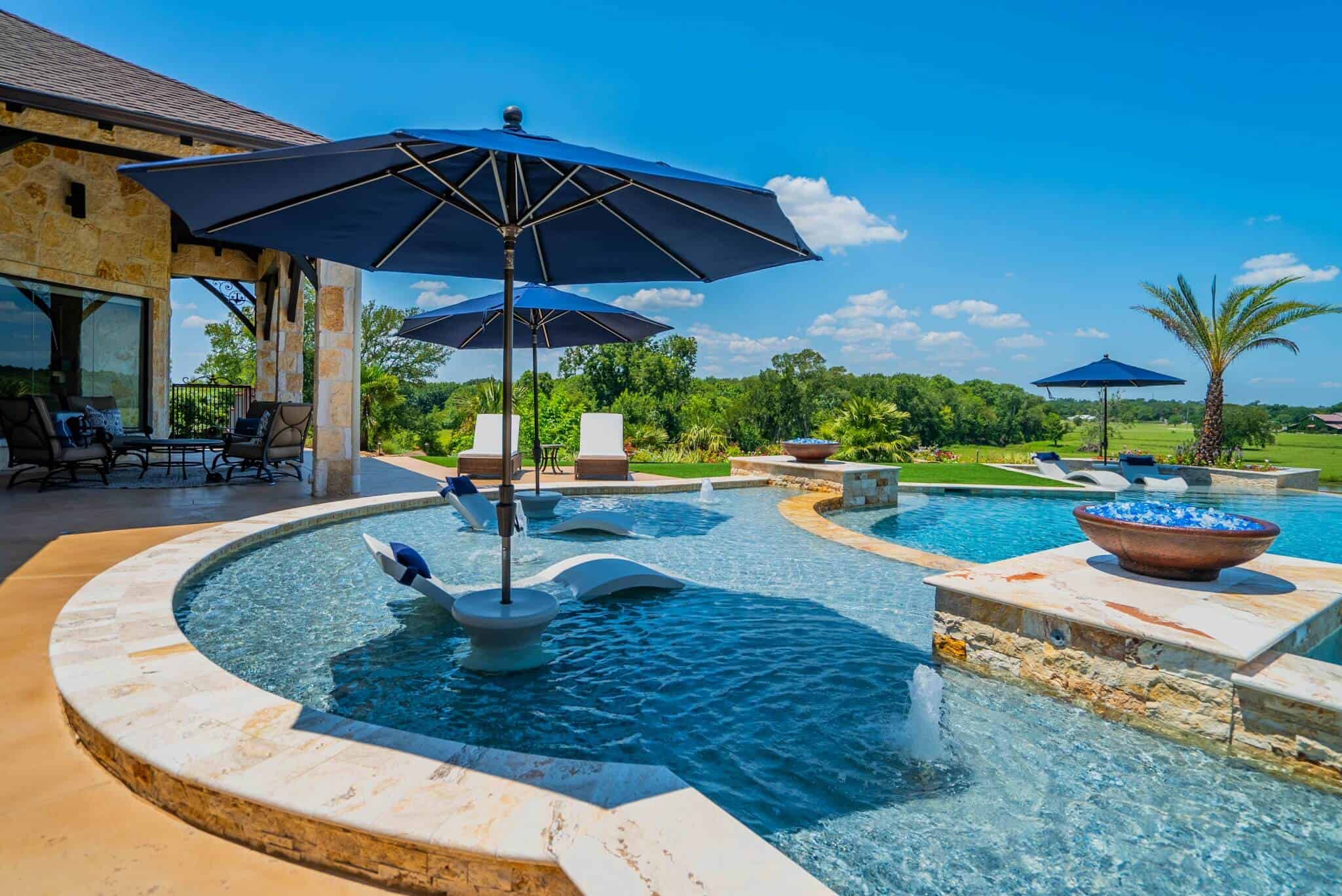 Infinity Edge Pool Pritchett Project by Marquise Pools