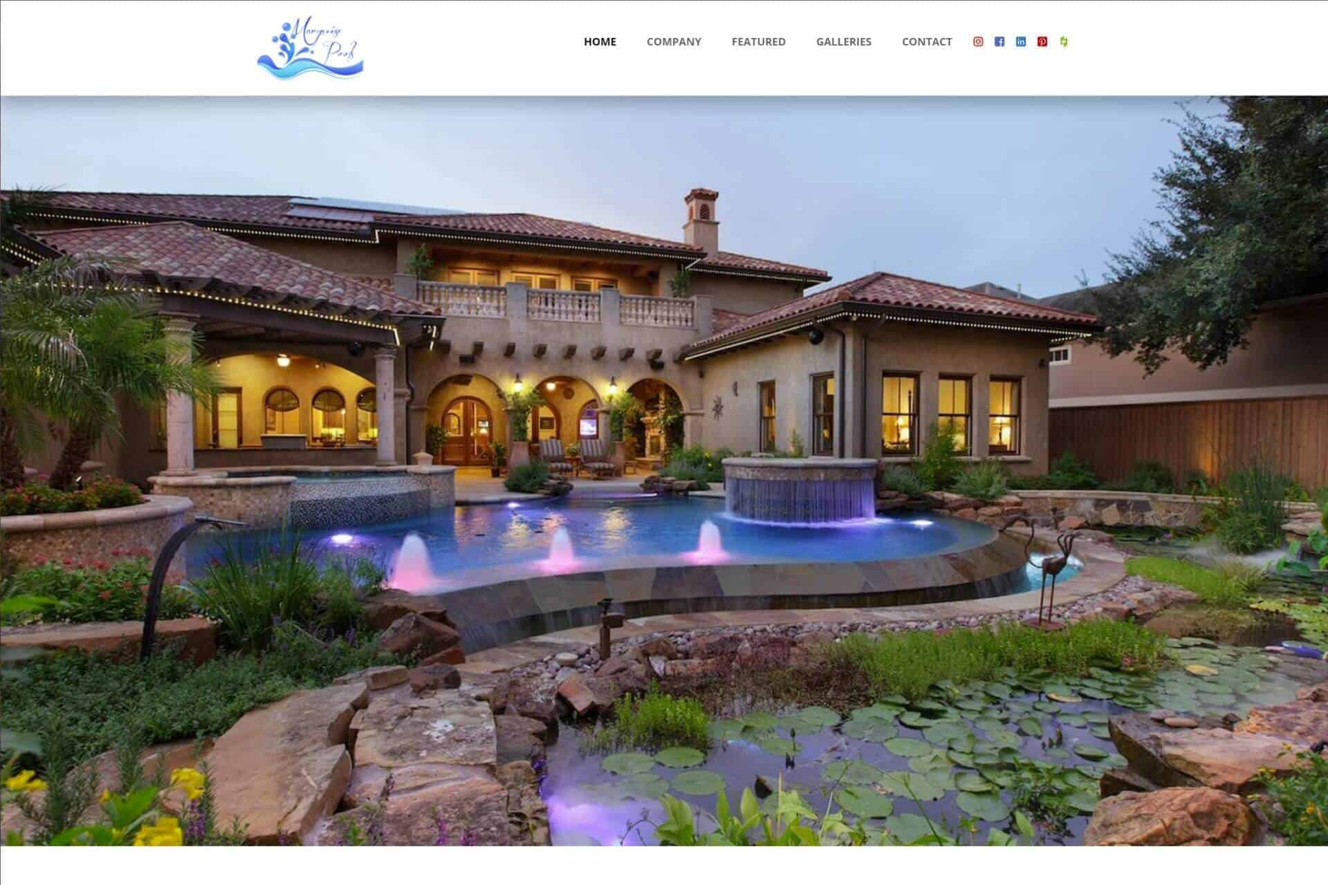 Marquise Pools The Woodlands Swimming Pool Builder - Website Links for Marquise Pools #1 Best Pool Builder