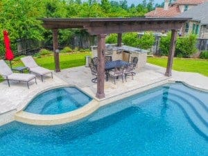 Pool Deck - The Hernandez Project by Marquise Pools The Woodlands