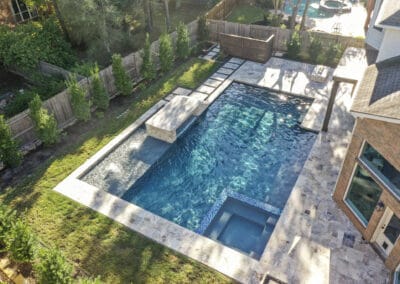 Geometric Pool - The Bachrach Project Marquise Pools