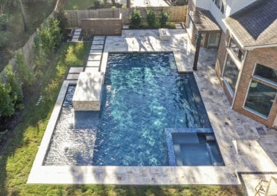 Geometric Pool - The Bachrach Project Marquise Pools