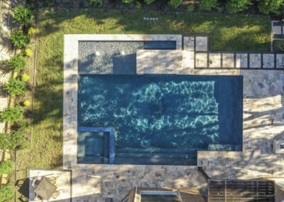 Geometric Pool - The Bachrach Project Marquise Pools