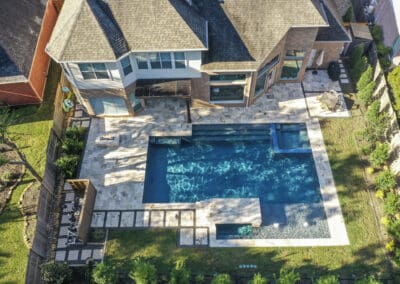 Geometric Pool - The Bachrach Project Marquise Pools