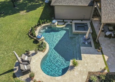 Classy Pool Designs - Cafe Dumond Project by Marquise Pools