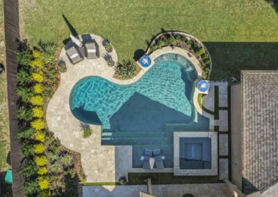 Classy Pool Designs - Cafe Dumond Project by Marquise Pools