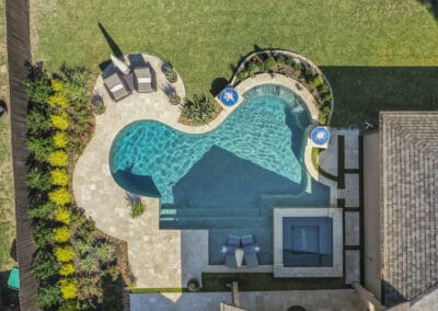 Classy Pool Designs - Cafe Dumond Project by Marquise Pools