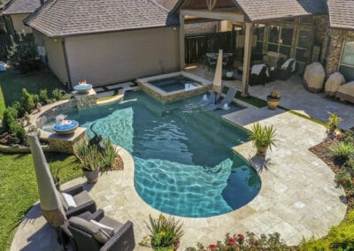Classy Pool Designs - Cafe Dumond Project by Marquise Pools
