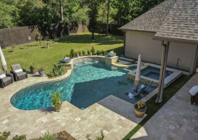 Classy Pool Designs - Cafe Dumond Project by Marquise Pools