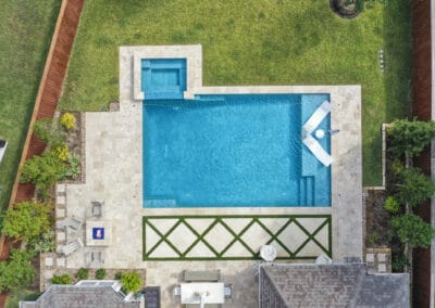 Modern Geometric Pool - The Medina Project by Marquise Pools