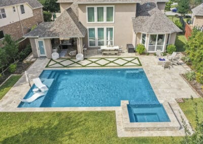 Modern Geometric Pool - The Medina Project by Marquise Pools