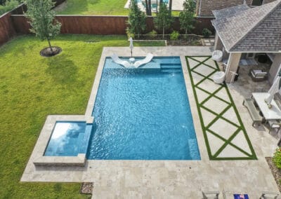 Modern Geometric Pool - The Medina Project by Marquise Pools