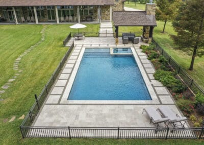 Rectangular Pools - The Oak Shores Project by Marquise Pools