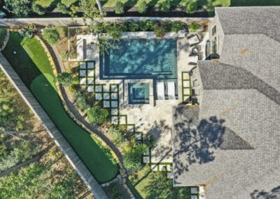 Odd Shaped Backyard Design - The Papado Project by Marquise Pools