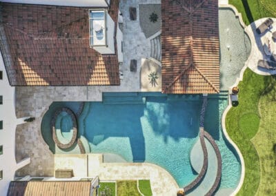 Vanishing Edge Pool - The Cypresswood Project by Marquise Pools