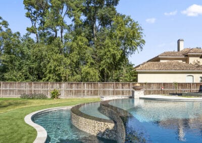 Vanishing Edge Pool - The Cypresswood Project by Marquise Pools
