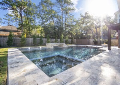 Geometric Pool - The Bachrach Project Marquise Pools