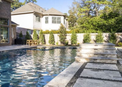 Geometric Pool - The Bachrach Project Marquise Pools