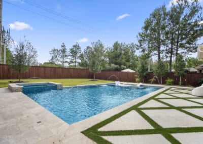 Modern Geometric Pool - The Medina Project by Marquise Pools