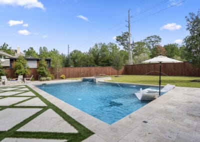 Modern Geometric Pool - The Medina Project by Marquise Pools