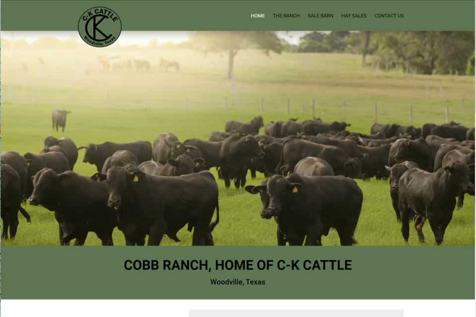 Cobb Ranch, Home of C-K Cattle by Marquise Pools