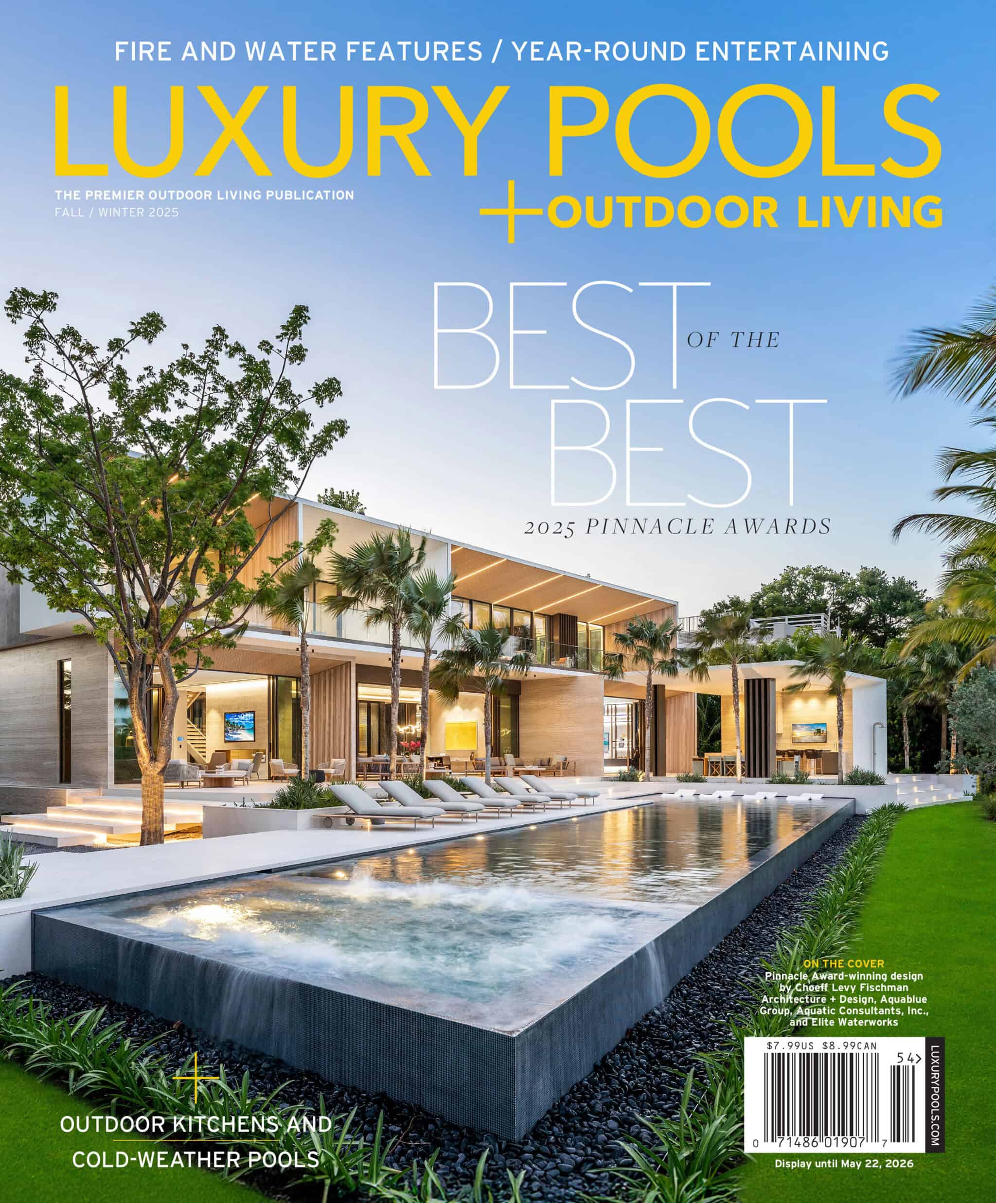Pool Construction Awards, Publications and Television - Marquise Pools